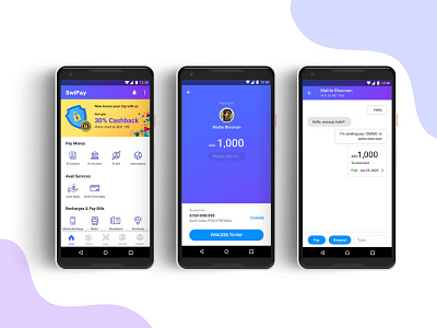 SwiPay easy pay indian pay payment app payment method purple swift