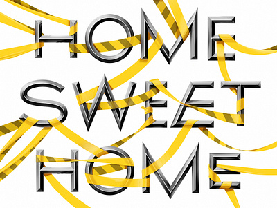 home sweet home? design graphic illustration lettering stayathome type typo typography