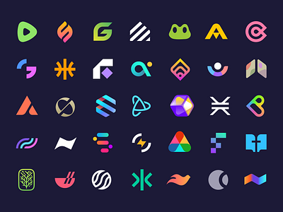 logos by Eddie Lobanovskiy for unfold on Dribbble