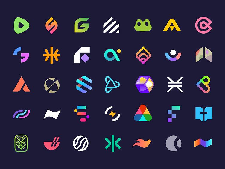 logos by Eddie Lobanovskiy for Unfold on Dribbble