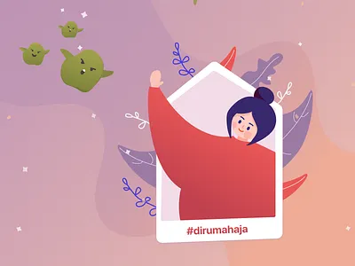 work from home corona coronavirus covid 19 design illustration mockup ui ui ux design vector workfromhome