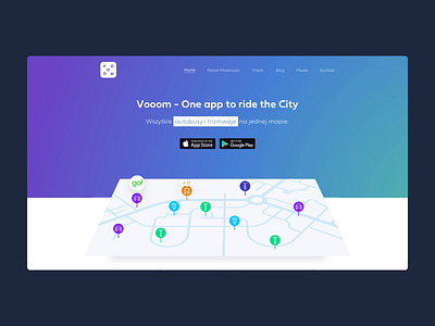 Vooom Homepage app branding business clean homepage homepage design illustraion product typography ui ux website