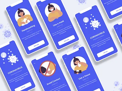Coronavirus - Covid 19 App actionscript blue consultancy coronavirus coronavirus app covid19 doctor health healthcare healthcare app illustration medical mobile app mobile application mobile design mobile ui pharmacy typography ui virus