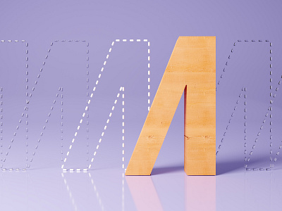 M - Mental model 36 days of type 36daysoftype 3d b3d blender3d branding c4d cinema4d design geometric illustration mental model product design typedesign typography ui user experience ux