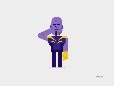 Corona is just Thanos in disguise animation character animation character design concept corona coronavirus covid19 creative design illustration marvel rig thanos vector virus