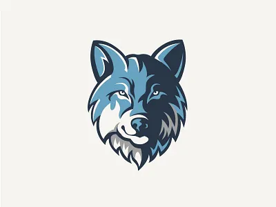 wolf head vector art graphic design graphicdesign icon illustration illustrator logo vector vector illustration vectorart wolf wolf logo