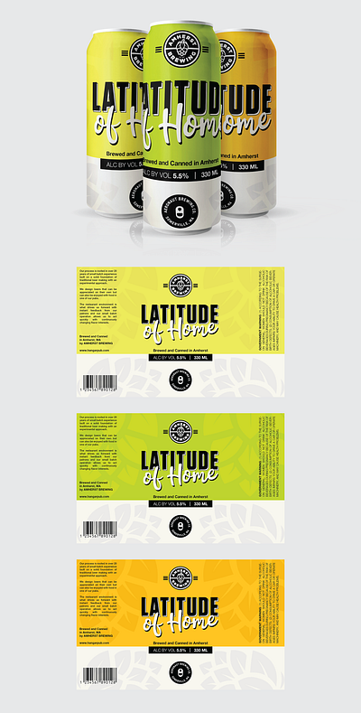 Beer label design