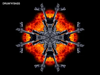 Drum'n'Bass drum and bass drumnbass mamozinger music photoshop poster poster design