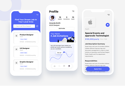 WerkApp android app app design creative design designer ios iphone job mobile mobile app mobile app design mobile ui uidesign uiux userinterface ux uxdesign uxui white