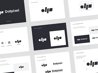 dotpixel-agency - Brand Guidelines art direction artwork black brand branding agency corporate design direction dotpixel agency identity system logo logotype marketing stationery strategy system typeface visual