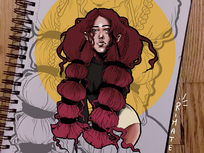 Dtiys art digitalart drawthisinyourstyle dtiys pernilleoerum traditionalart