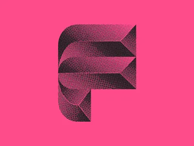 Beveled 36 days of type 36 days of type lettering 36dayoftype 36daysoftype07 bauhaus bevel branding chrome halftone icon icon design identity lettering logo logo design modern typography vector