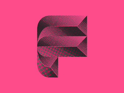 Beveled 36 days of type 36 days of type lettering 36dayoftype 36daysoftype07 bauhaus bevel branding chrome halftone icon icon design identity lettering logo logo design modern typography vector