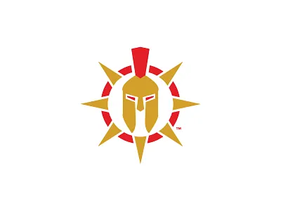 Kickboxing Club Logo Design - Gladiator abstract branding design fighter flat gladiator icon illustration kickboxing logo logo design logo designer macedonia martial arts minimal sun vector