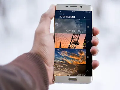 mobile 035 clean dashboard ios mobile smartphone ux