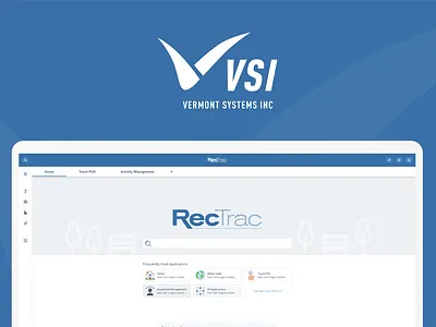 VSI RecTrac Redesign application calendar charts dashboard enterprise grid legacy navigation redesign sidebar web