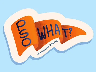 PsO What? sticker direction illustration sticker vector
