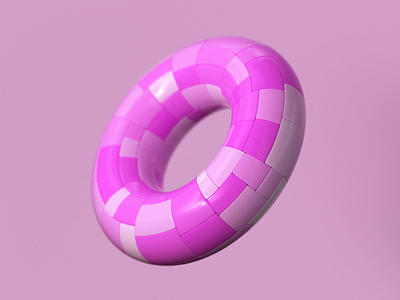 Donut Divider 3d 3danimation 3dartist 4d animation cinema 4d design gif motion octanerender