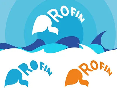 Pro-Fin Logo Concepts branding design fin logo fish logo logomark logotype profin sea logo vector whale