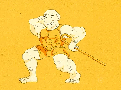 Al hombre mayor dale valor. design illustration