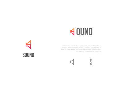 Sound logo concept brand branding design graphic illustration logo typography ui ux vector