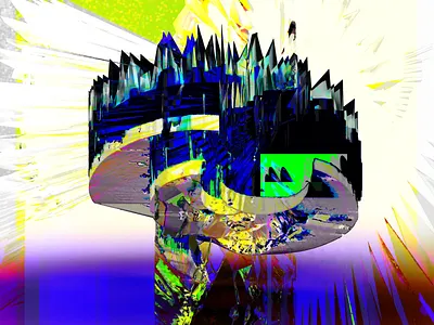 SUB POP ELECTRICALS 3d abstract codeart digitalart ericfickes fusion360 obj processing