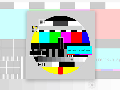 TRM Currents Playlist Cover code color colortest design digital fun illustration kansascity media music playlist playlist cover poster spotify test vector
