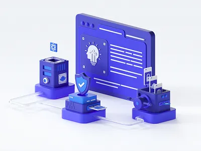 Onboarding for an MVP (minimum viable product) 2d 3d 3dart 3dillustration 3dmodelling animation branding c4d cinema4d dashboard design graphic design illustration logo motion graphics mvp prototype security ui
