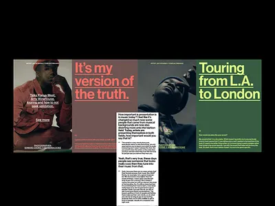 Layout Archive blog clean color design editorial layout typography
