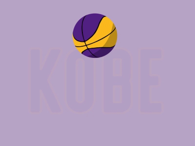 KOBE 24 animation gif vector