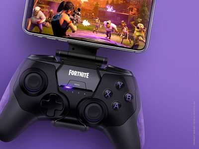 Fornite mobile controller concept accessories concept controller design fornite gaming illustration industrial design mobile product design video games