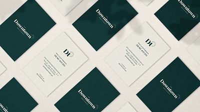 Downtown Rebranding brand brand design brand experience brand identity brand strategy branding branding concept bussines card creative thinking design green hostel logo logotype typography