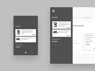 Amazon — Checkout Summary amazon checkout ecommerce list redesign summary ui ux uxui