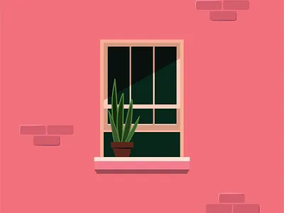 Thinking about spring... dribbble illustration illustrator vector