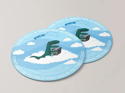 Pick Cloud Coaster animation branding character clean coaster design dinosaurs illustration illustrator logo minimal typography ux vector