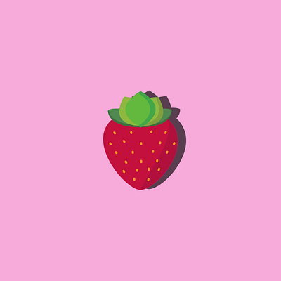 Strawberry adobe illustrator design graphic illustration illustrator strawberry vector