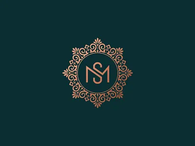 SM Event Management Logo decoration event management logo design