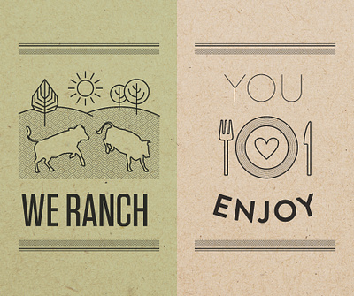 We Ranch You Enjoy branding design illustration logo packaging