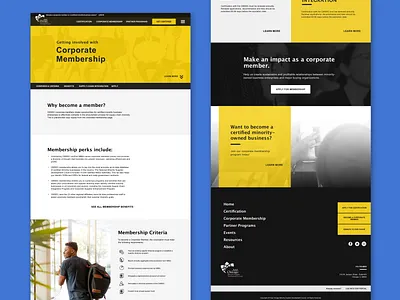 B2B Website Redesign art direction atomic design design design system page design page layout responsive design ux design visual design visual identity web web design website