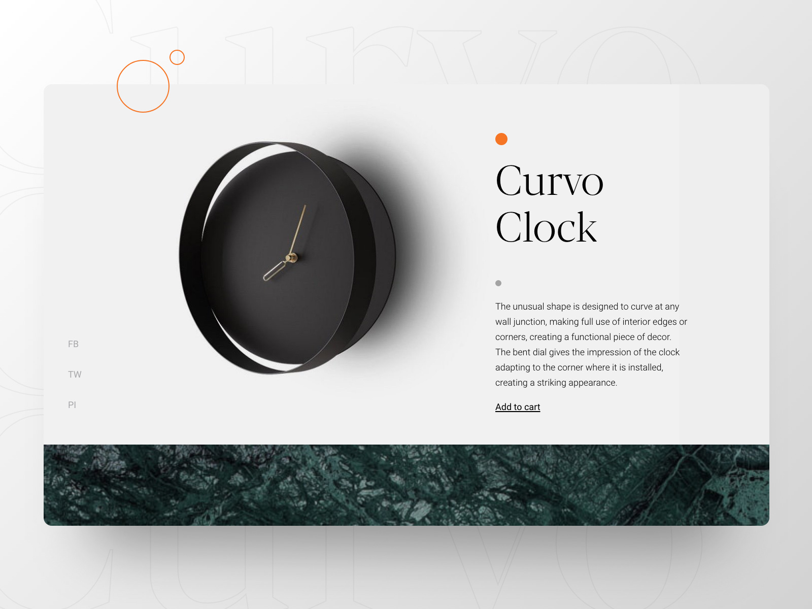 Example of One Page Landing Page