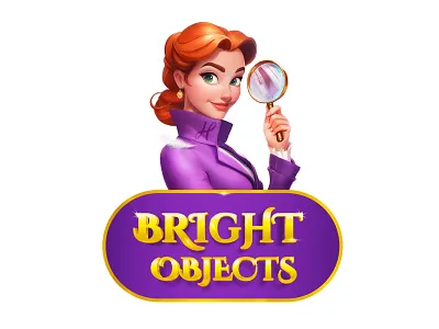 New Logo for Bright Objects Game graphic design logo typographical