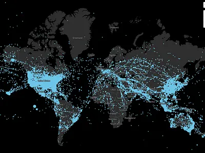 Complex Mapbox data visualization dataviz map mapbox maps