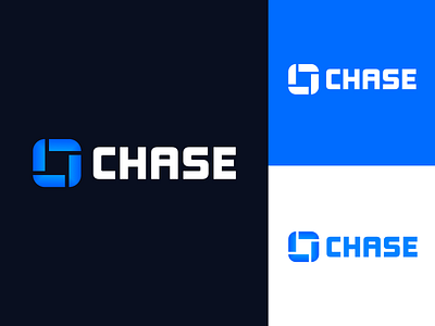 Chase Bank Concept Rebrand branding design flat geometric icon illustrator lettering logo logotype typography vector