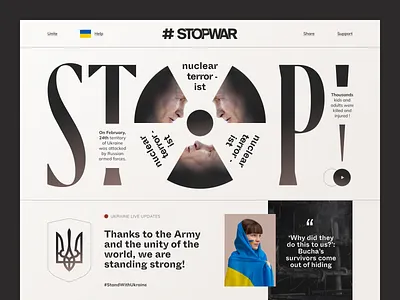 #StandWithUkraine design interface product service startup ui ux web website