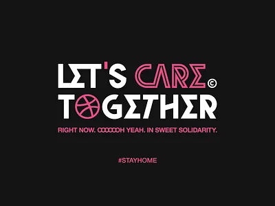 Let's Care© Together brutalism coronavirus font font awesome font bundle font design font family fonts logo design stayhome street art type typeface typo typogaphy typographic typography typography art weekly warm up weeklywarmup