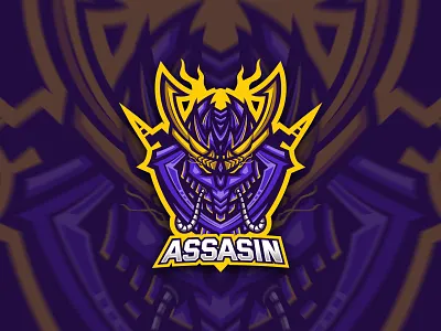 Assassin assassin esport illustration logo mascot team