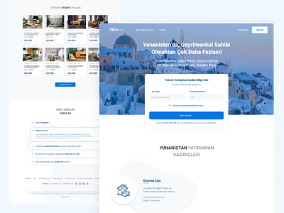 Real Estate - Tapu.com clean ui design realestate redesign redesign concept ui ux web