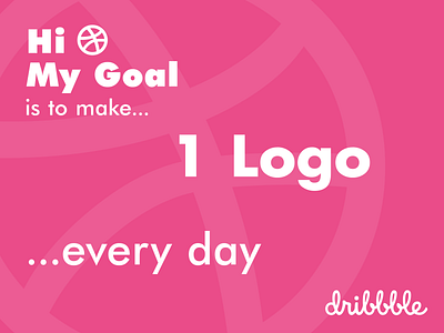 dribbble Goals design dribbble dribbble best shot dribbble invitation dribbble invite dribbbleweeklywarmup flat goals hi dribbble illustrator lettering typography vector