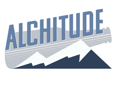 Alchitude branding design icon logo typography