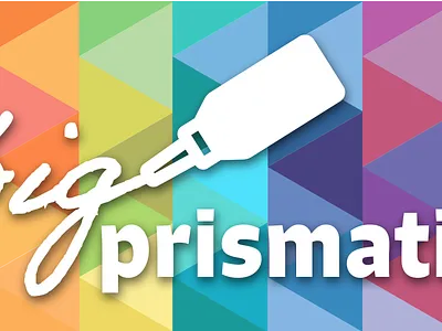 Big Prismatic branding design icon logo typography